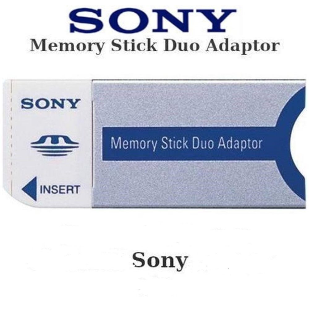 🛑 SONY Msac-M2 🆒 CASE Memory STICK Pro ➕DUO ADAPTER Camera Photo Image Picture